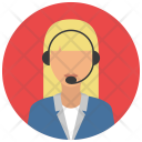 Customer Service Woman Icon