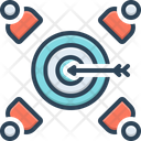 Customer Target Customer Target Icon