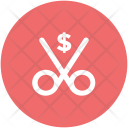 Cut Dollar Shear Icon