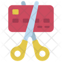 Cut Credit Card Icon