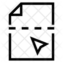File Cut Pointer Icon
