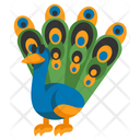 Cute Animal Peacock  Icon