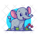 Cute Baby Elephant Baby Elephant Cute Elephant Icon