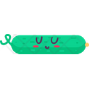 Cute Cucumber Icon