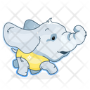 Cute Elephant  Icon