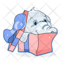 Cute Elephant  Icon