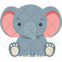 Cute Elephant  Icon