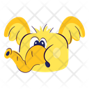 Cute elephant  Icon