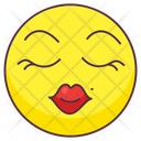Cute Kissing Emoji Icon