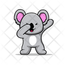 Cute Koala Dabbing Icon