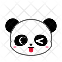 Panda Blinky Bear Icon