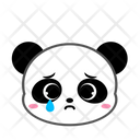 Panda Sad Cry Icon