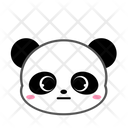 Panda Speechless Bear Icon
