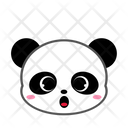 Panda Surprise Bear Icon