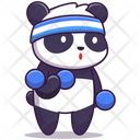 Cute Panda Workout  Icon