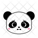 Panda Worry Bear Icon