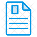 Cv Document Page Icon