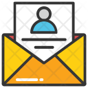 Cv Resume Envelope Icon
