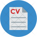 Cv Curriculum Vitae Icon