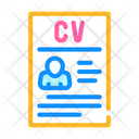 Curriculum Vitae Cv Icon