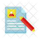 CV letter Icon