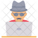 Cyber Crime Hacker Icon