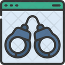 Cyber Handcuffs Icon