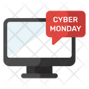 Cyber Lundi Offre De Vente Offre Dachat Icône