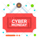 Cyber Monday Board  Icon