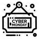 Cyber Monday Board  Icon