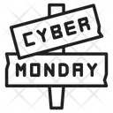 Cyber Monday Board  Icon