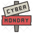 Cyber Monday Board  Icon
