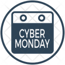 Cyber Monday Calendar Icon