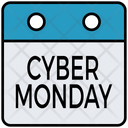 Cyber Monday Calendar Icon