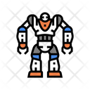 Cyborg Robot Icon