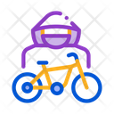 Bike Theft Bicycle Icon