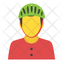 Cyclist Athlete Sportsman Icon