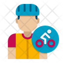 Cyclist Male Icon