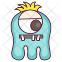Cyclops Monster Creature Monster Face Icon