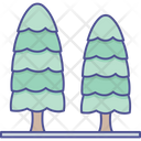 Cypress Tree Greenery Nature Icon