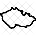 Czech Republic Map Icon