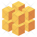 D Block Box Icon