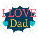 Dad Love Logo Icon
