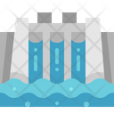 Dam Power Building Icon