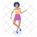 Dancing girl  Icon