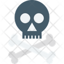 Danger Toxic Bones Icon