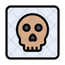 Danger Exclamation Skull Icon