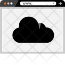 Dark Cloud Storage Icon