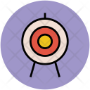 Dartboard Target Shooting Icon