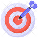 Dart Game Dartboard Bullseye Icon